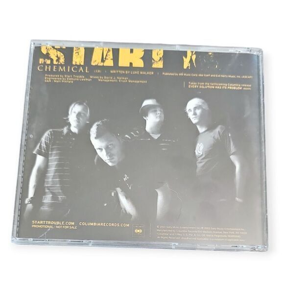 Start Trouble – Chemical [2004‎ Promotional CD Single] - Picture 2 of 3